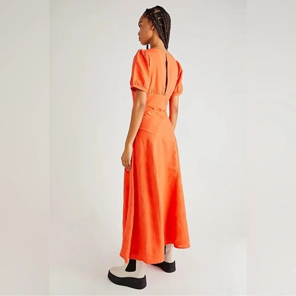 NWOT free people catch the light midi dress